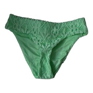 Mint Green Lace Bikini Bottom, XSMALL